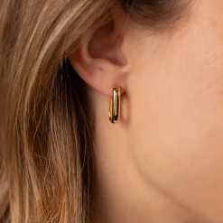 DANIELLE LARGE GOLDEN CREOL EARRING