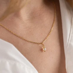 DARIA PEARL GOLDEN PENDANT - Sisi Copenhagen