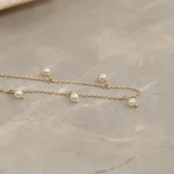 DARISSA PEARL SOLID GOLD BRACELET