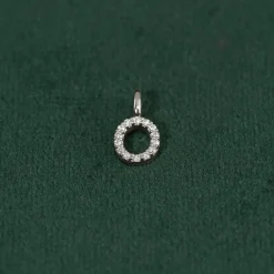 DIAMOND LETTER PENDANT - 0.1ct - WG