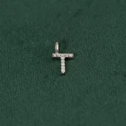 DIAMOND LETTER PENDANT - 0.1ct - WG
