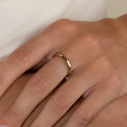 DIANA SOLID GOLD RING