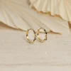 DINA SOLID GOLD EARRING
