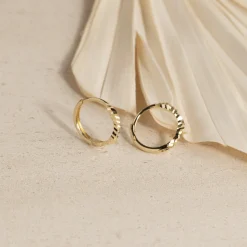 DINA SOLID GOLD EARRING