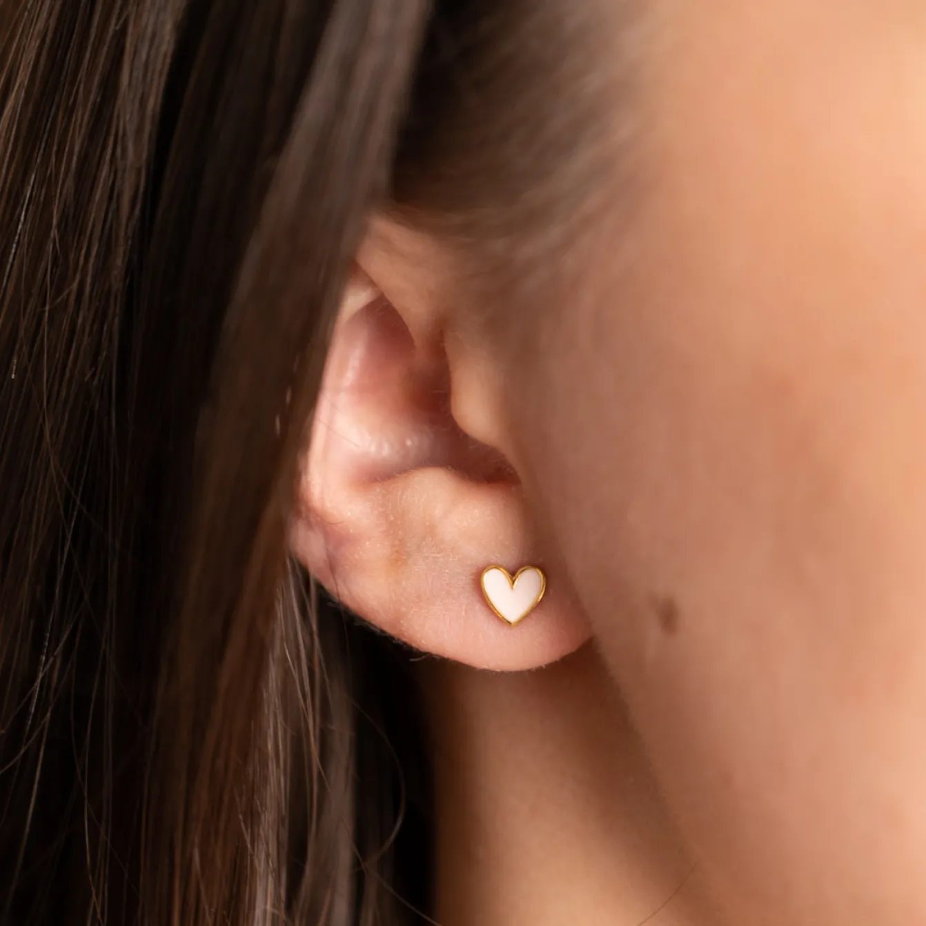 DITTE ROSE GOLDEN EARRING