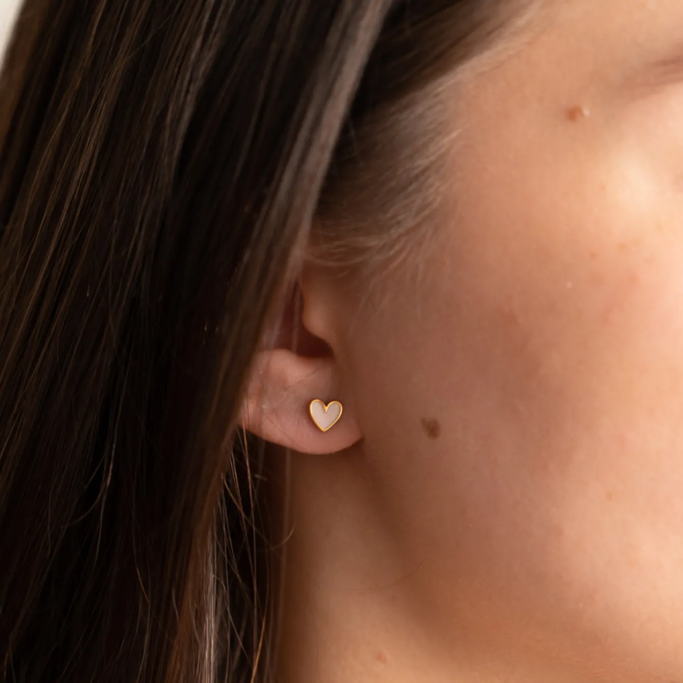 DITTE ROSE GOLDEN EARRING