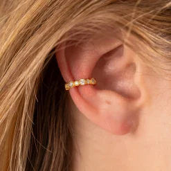 Ear cuff guld |  Smykker med sten |  Besøg Sisi Copenhagen