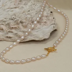 EIRA PEARL GOLDEN NECKLACE