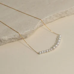 ELARA PEARL GOLDEN NECKLACE