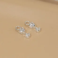 ELENOR CRYSTAL SILVER EARRING CHARM - Sisi Copenhagen