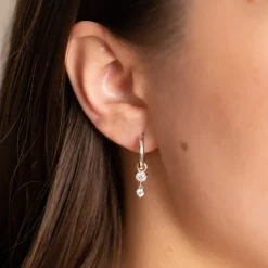 ELENOR CRYSTAL SILVER EARRING CHARM - Sisi Copenhagen