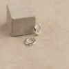 ELINA MINI SILVER CREOL EARRING - Sisi Copenhagen