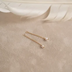 ELISA PEARL GOLDEN EARRING CHARM - Sisi Copenhagen