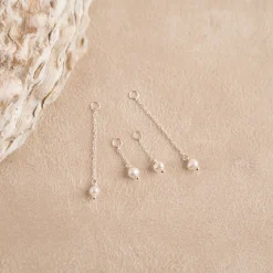 ELISA PEARL SILVER EARRING CHARM - Sisi Copenhagen