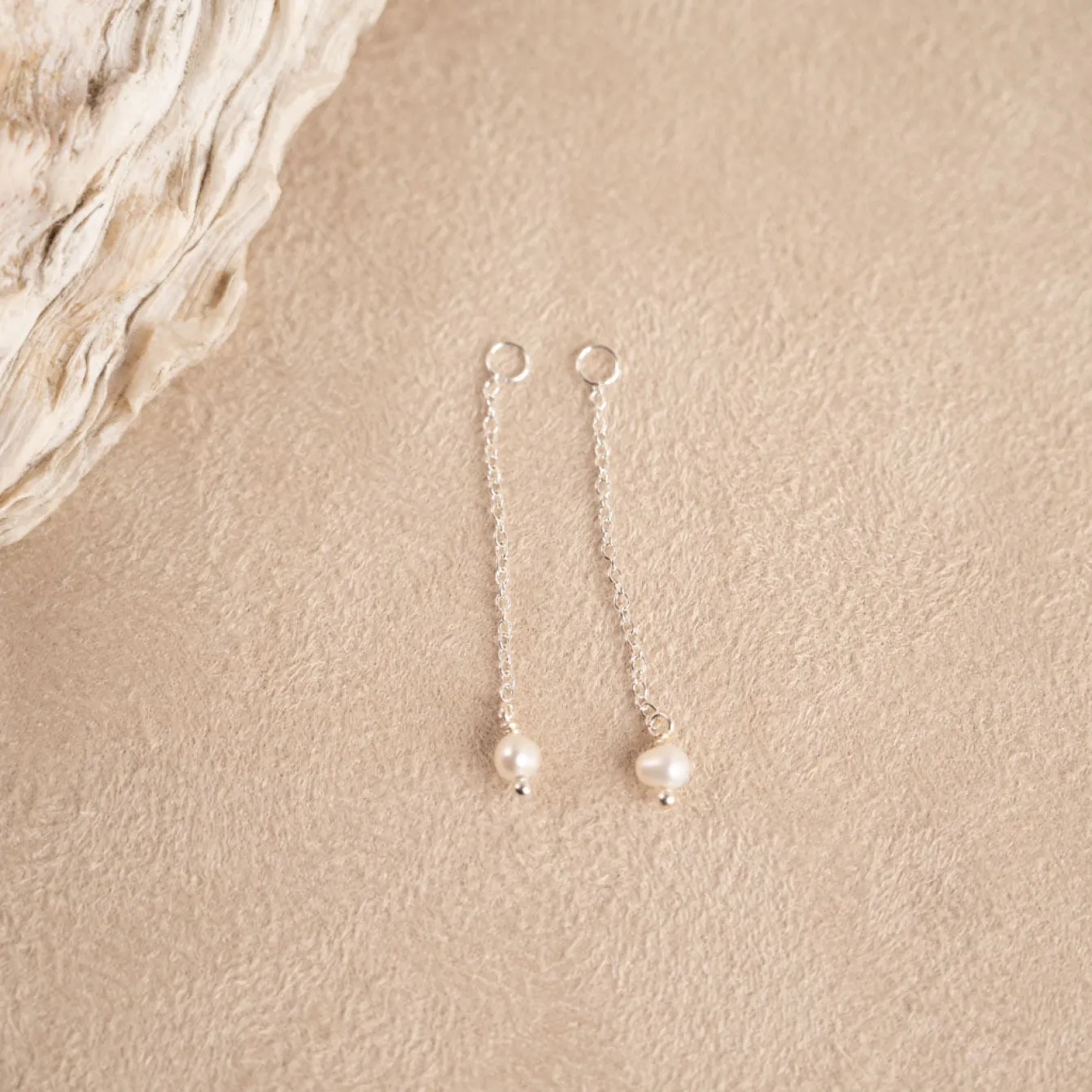 ELISA PEARL SILVER EARRING CHARM - Sisi Copenhagen