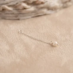 ELISA PEARL SILVER EARRING CHARM - Sisi Copenhagen