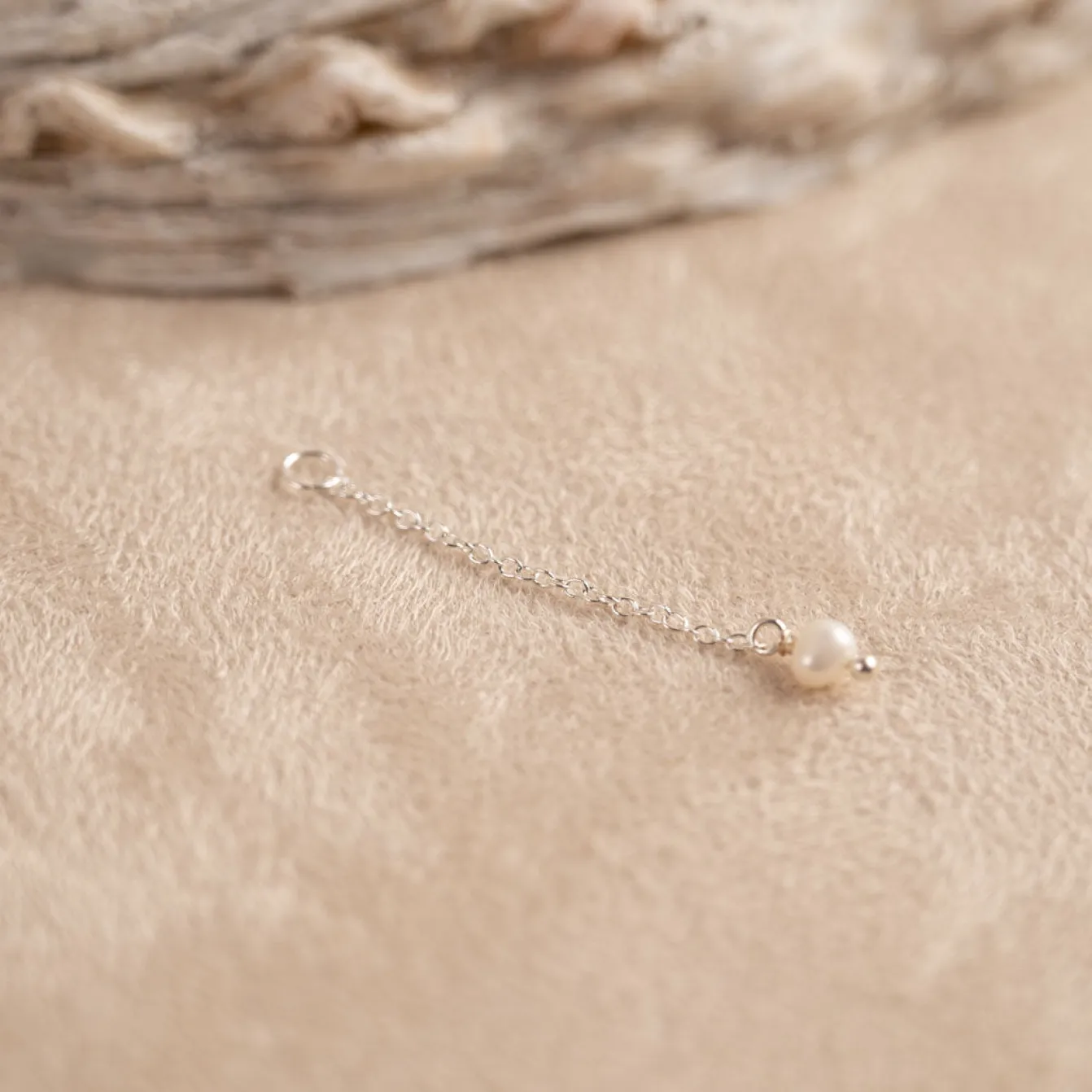 ELISA PEARL SILVER EARRING CHARM - Sisi Copenhagen