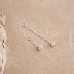 ELISA PEARL SILVER EARRING CHARM - Sisi Copenhagen