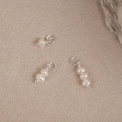 ELOISE PEARL SILVER EARRING CHARM
