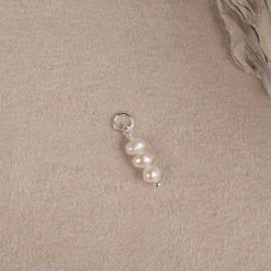 ELOISE PEARL SILVER EARRING CHARM