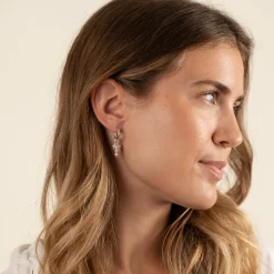 ELOISE PEARL SILVER EARRING CHARM