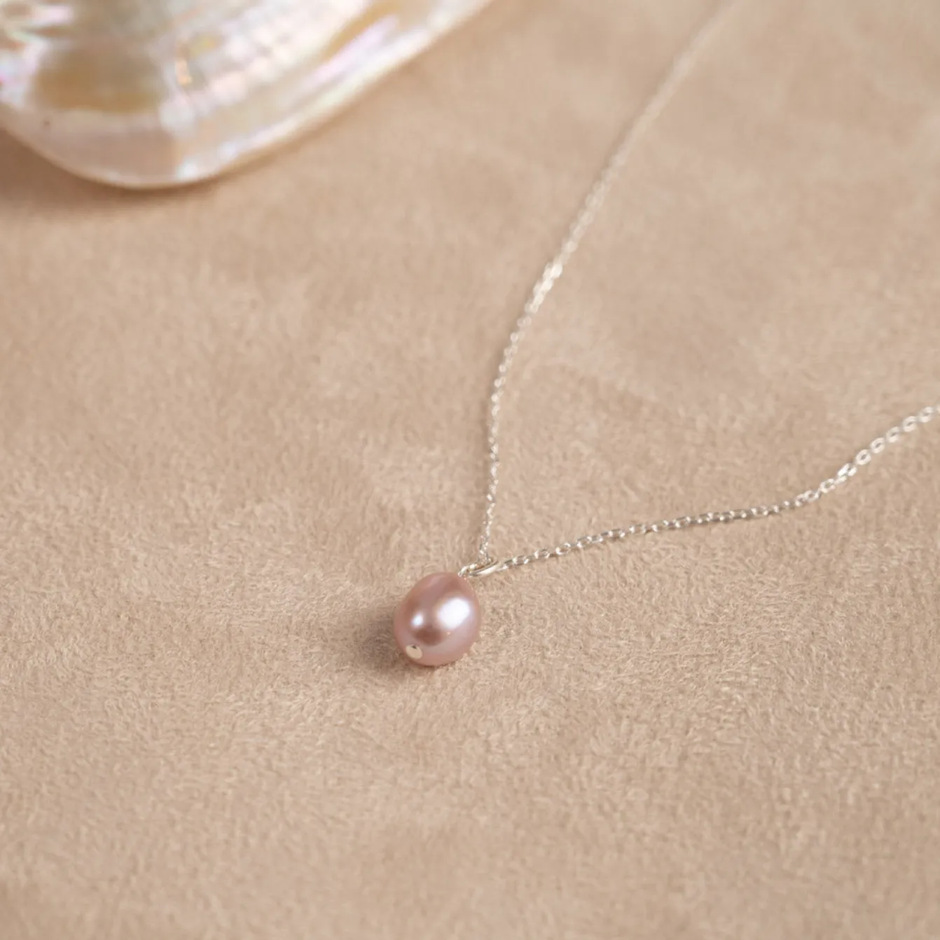 ELSA ROSE BAROQUE PEARL SILVER PENDANT - Sisi Copenhagen