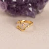 EMILIA PURPLE AMETHYST GOLDEN RING
