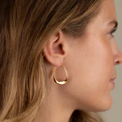 EMMY GOLDEN CREOL EARRING - Sisi Copenhagen