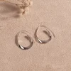 EMMY SILVER CREOL EARRING - Sisi Copenhagen