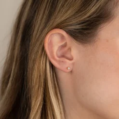 Ena Guld Øreringe 3mm - Sisi Copenhagen