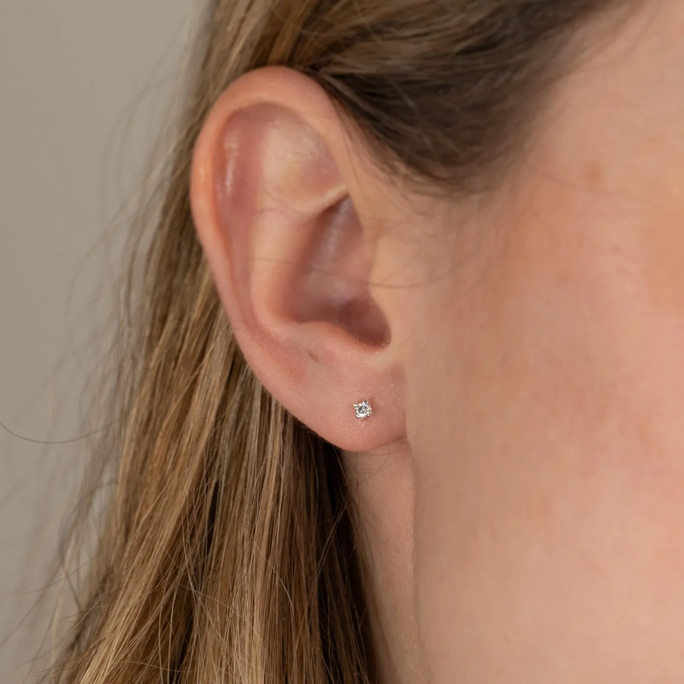 Ena Sølv Øreringe 2mm - Sisi Copenhagen