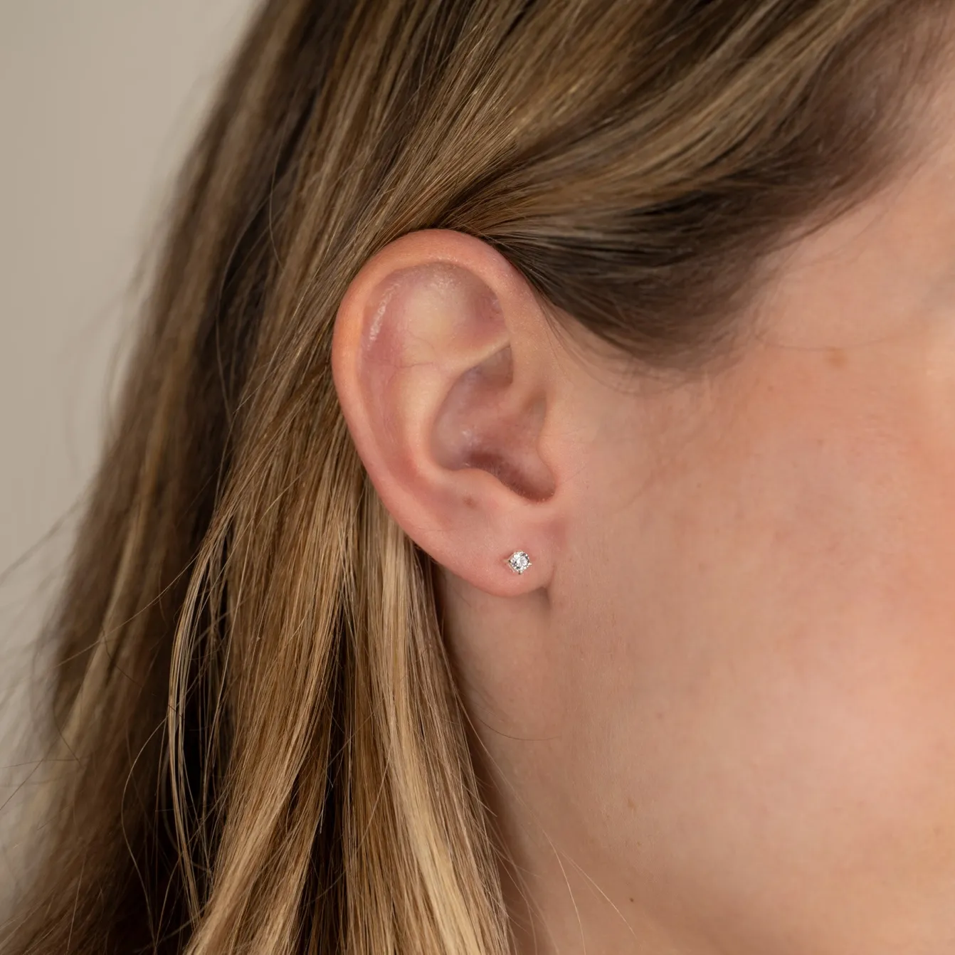 Ena Sølv Øreringe 3mm - Sisi Copenhagen