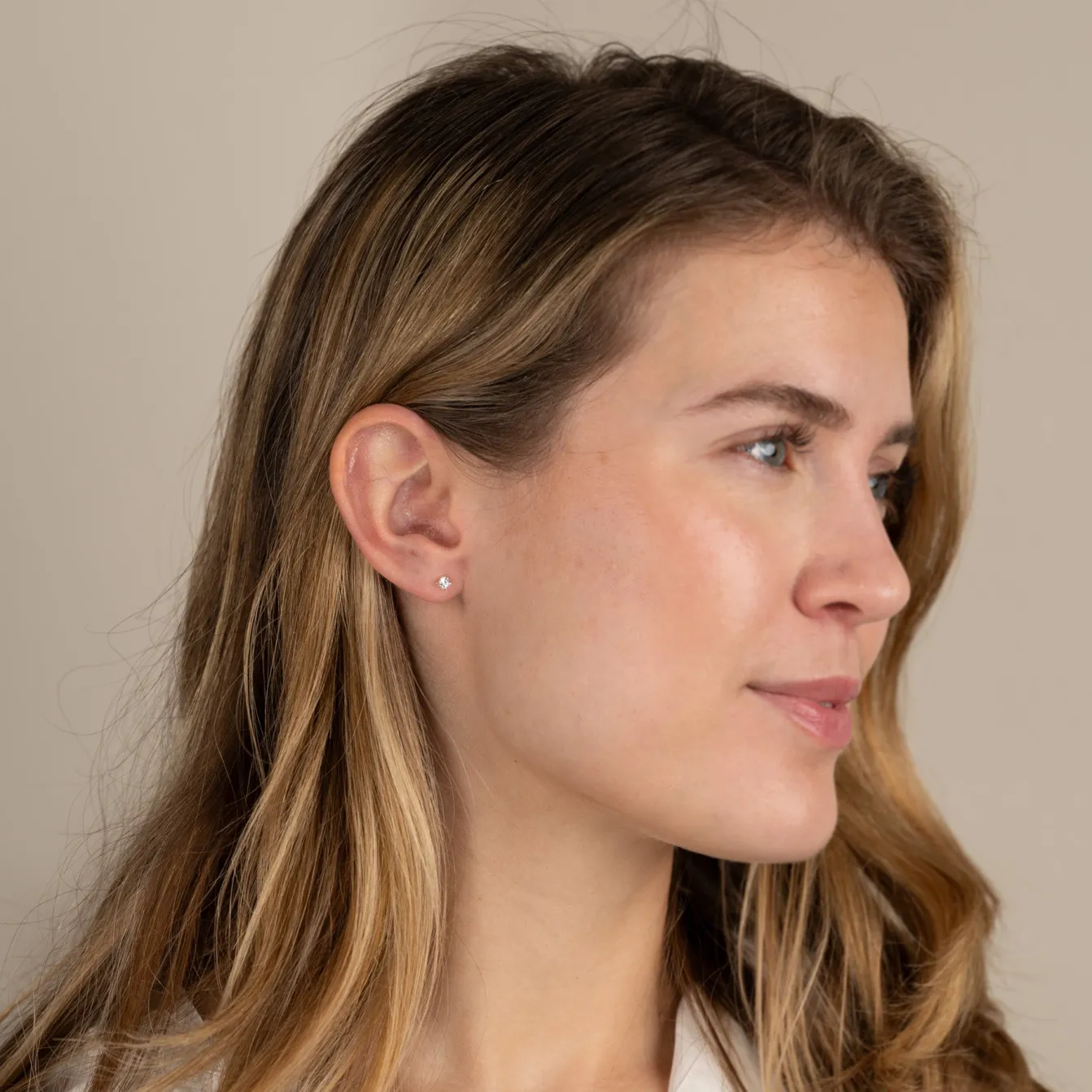 Ena Sølv Øreringe 3mm - Sisi Copenhagen