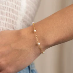 ERICA PEARL GOLDEN BRACELET - Sisi Copenhagen