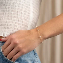 ERICA PEARL GOLDEN BRACELET - Sisi Copenhagen