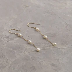 ERICA PEARL SOLID GOLD EARRING - Sisi Copenhagen