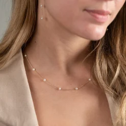 ERICA PEARL SOLID GOLD NECKLACE - Sisi Copenhagen