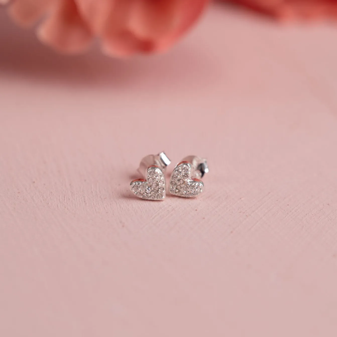 ESME CRYSTAL SILVER STUD EARRING - Sisi Copenhagen