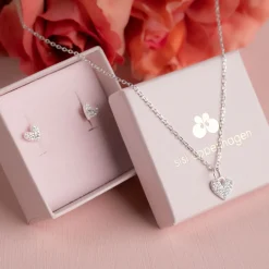 ESME CRYSTAL SILVER STUD EARRING - Sisi Copenhagen