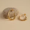 ETTA GOLDEN CREOL EARRING - Sisi Copenhagen