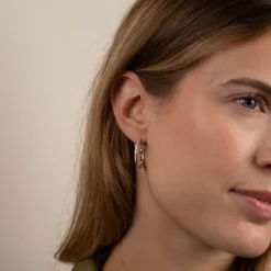 ETTA SILVER CREOL EARRING - Sisi Copenhagen
