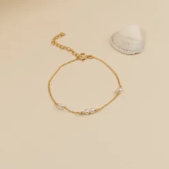 EVIE PEARL GOLDEN BRACELET
