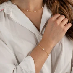EVIE PEARL GOLDEN BRACELET