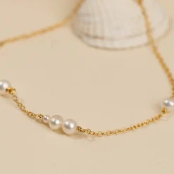 EVIE PEARL GOLDEN BRACELET