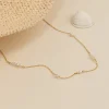 EVIE PEARL GOLDEN NECKLACE