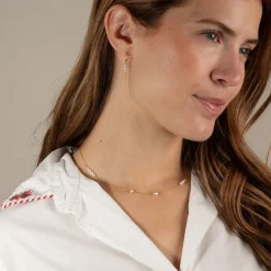 EVIE PEARL GOLDEN NECKLACE