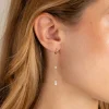 EVIE PEARL SOLID GOLD EARRING