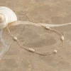 EVIE PEARL SOLID GOLD NECKLACE