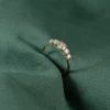 FIVE-STONE TRELLIS DIAMOND RING - 0.7ct - YG