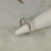 FIVE-STONE TRELLIS DIAMOND RING - 0.7ct - WG
